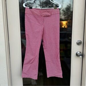 Vintage Tracy Evans Red & White Gingham Capris – Women’s Size 6